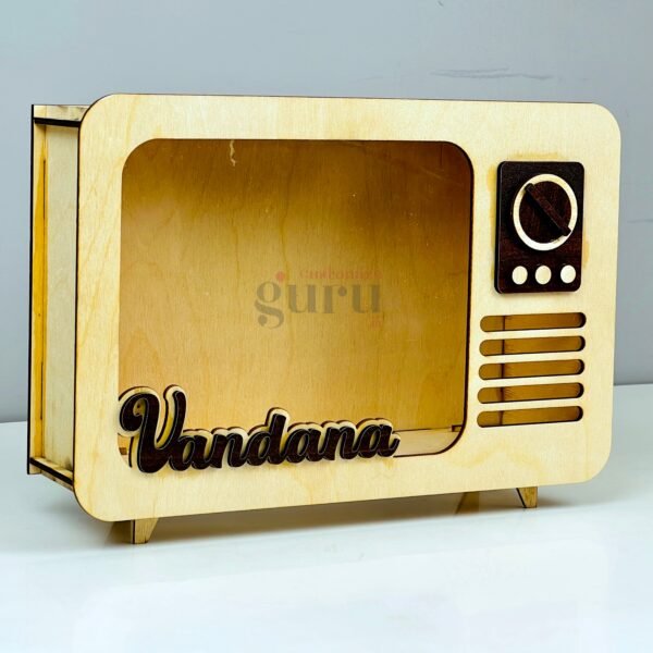 Personalized Retro TV Money Box